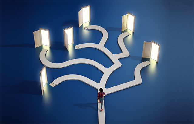 Different paths investment choice